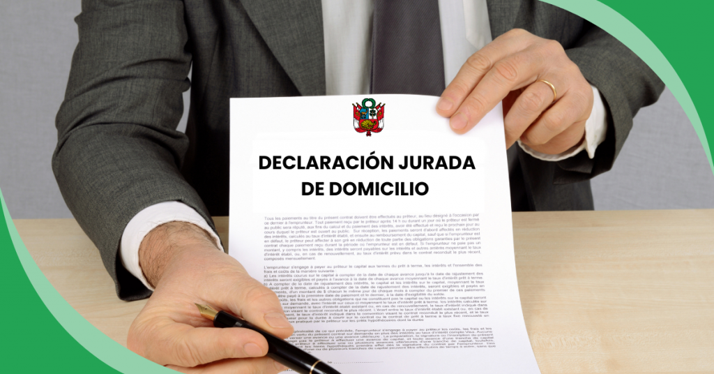modelo de declaracion jurada de domicilio